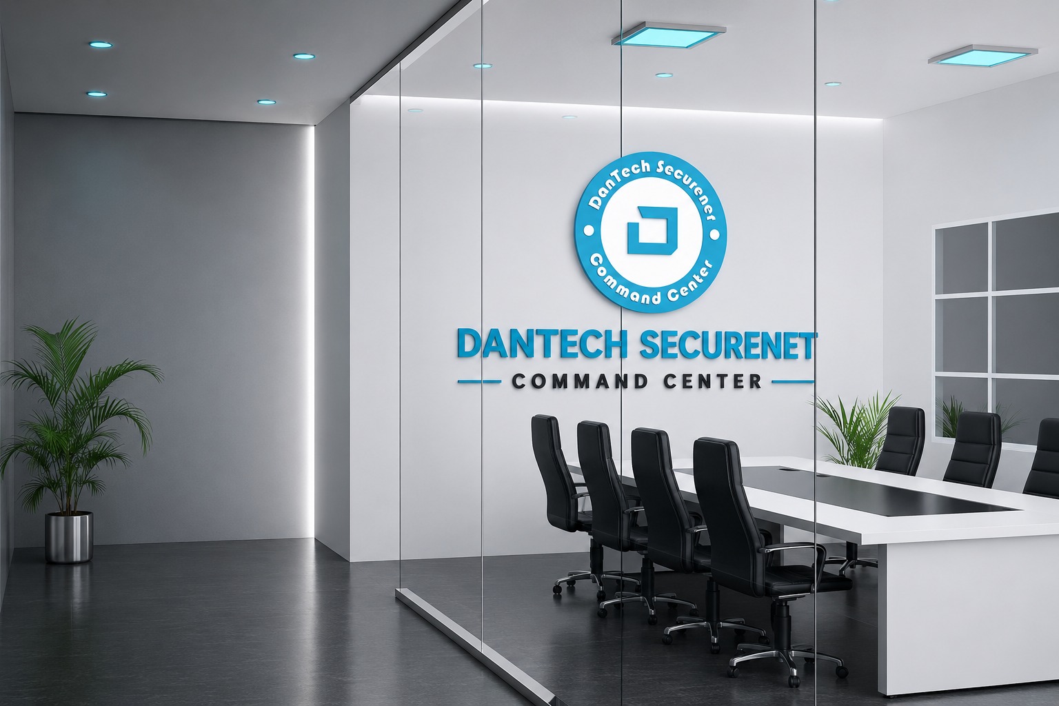 Dantech Securenet Command Centre office signage